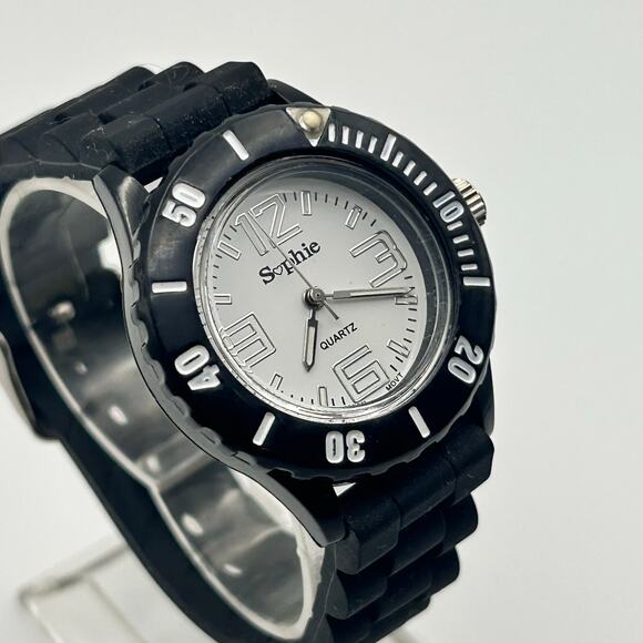 Sophie White Dial Women’s Quartz Watch, Black 35mm Working - Picture 2 of 8